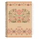 Spirálový sešit A4 s pořadačem Floral Scape