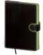 Diář 2026 denní B6 Flip - černo/zelená