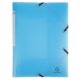 Exacompta Pastel PP Spisové desky s gumičkou A4 - modré