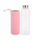 Skleněná láhev s růžovým obalem 720 ml