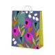 Dárková taška velká - Neonové květiny (26 × 12,7 × 32,4 cm)