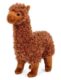 Lama Alpaka plyš hnědá 30 cm