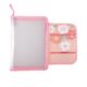 Růžové pouzdro na dokumenty A4