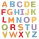 Bigjigs Toys Magnetická barevná abeceda (velká písmena)
