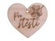 Dřevěné srdíčko Pro štěstí