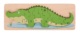 Bigjigs Toys Vkládací puzzle krokodýl s čísly