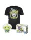 Funko POP Tee: Pixar- Alien As Buzz GITD (svítící ve tmě) - velikost S