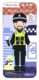 MierEdu Cestovní magnetické puzzle - policista