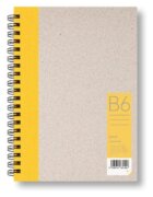 Zápisník B6 linka, žlutý, 50 listů