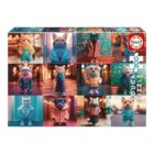 Puzzle Módní zvířátka 200 dílků