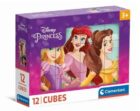 Obrázkové kostky Disney princezny 12 kostek