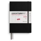 Weekly Planner 2026 Medium (A5) Black