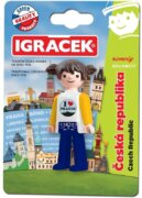 Igráček Suvenýr I love Prague - figurka