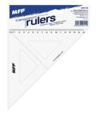 Trojúhelník s ryskou - čirý