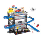 Velká parkovací garáž s heliportem - náhradní obal