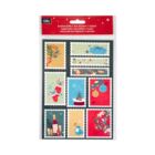 Samolepky na dárky 3 ks - Vánoční známky