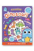 Kuliočko Dinosauři 20 reliéfních samolepek