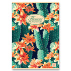 Školní sešit Pigna Nature Flowers A4, linkovaný, 40 listů, mix motivů