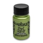 Metalická akrylová barva Cadence Dora Metalic - světle zelená / 50 ml