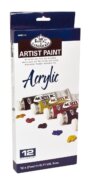 Akrylové barvy Royal Langnicke ARTIST 12x21 ml