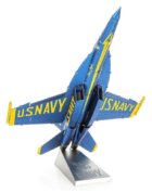 Metal Earth 3D kovový model F-18 Super Hornet Blue Angel