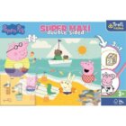 Trefl Puzzle Prasátko Peppa super maxi 24 dílků - oboustranné