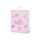 Dárková taška malá - Narození holčičky velryba (17,8 × 9,8 × 22,9 cm)