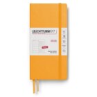 Weekly Planner Notebook 2026 Wallet (B6+ x A6) Rising Sun - tečkovaný