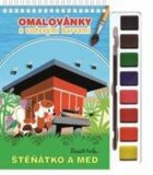 Omalovánky s vodovými barvami a štětcem