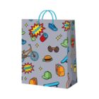 Dárková taška velká - Teenage kluk (26 × 12,7 × 32,4 cm)