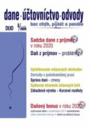 Dane, účtovníctvo, odvody (DUO) 6/2020 – Sadzby ZDP, Daňový bonus 2020, Problémy v ZDP (e-kniha)