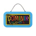 Neonová cedulka se jménem - Dominik