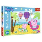 Trefl Puzzle Peppa Pig - Prázdniny / 24 dílků MAXI