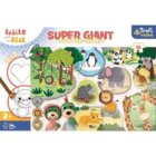 Trefl Puzzle Treflíci a mláďata v ZOO super giant 15 dílků - oboustranné