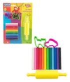 Modelína NARA 12 ks + 2 vykrajovátka