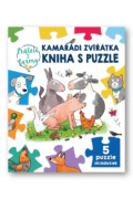 Kamarádi zvířátka kniha s puzzle Přátelé z farmy