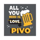 Pánské tričko - All you need is pivo, vel. L
