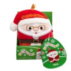 Squishmallows Vánoční ozdoba Santa s brýlemi Nick 10 cm