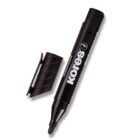 Kores K-MARKER Permanentní popisovač, kulatý hrot 3 mm, černý