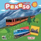 Pexeso v sešitu Vlaky