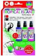 Marabu Sada barev na textil ve spreji - Tropical Island