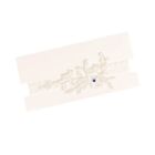 Bílý podvazek pro nevěstu - vel. L