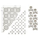 SIZZIX Thinlits vyřezávací kovové šablony - pirátský mix 3 ks