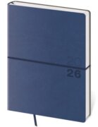 Diář 2026 týdenní B6 Flexio - tmavě modrá