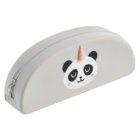 Pouzdro se zipem Puppies Friends - Panda, šedé