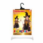 Dětský kostým čarodějnice s hvězdičkami (M)