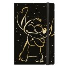 Colorino zápisník s plochou gumičkou A5 - Stitch Gold 3