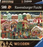 Dřevěné puzzle Kouzlo Vánoc 500 dílků