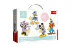 Baby puzzle Disney: Mickey a přátelé 4v1 (2, 3, 4, 5 dílků)