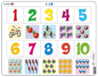 Puzzle 10 Čísla 1-10 deskové